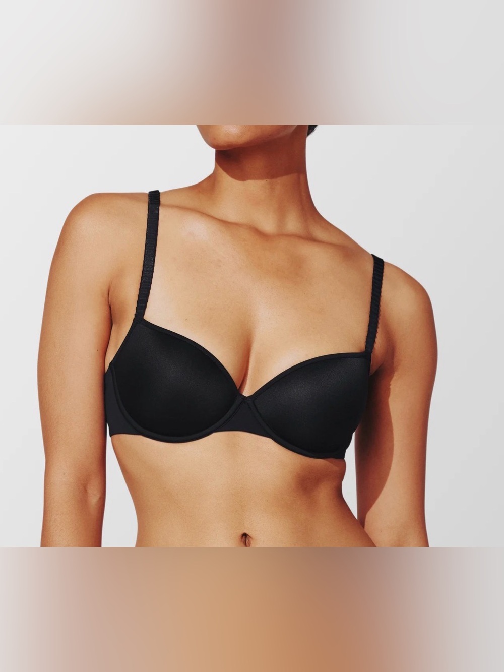 NWOT Women’s Thirdlove 24/7 Classic T-Shirt Bra 34D Black Memory Foam Cups